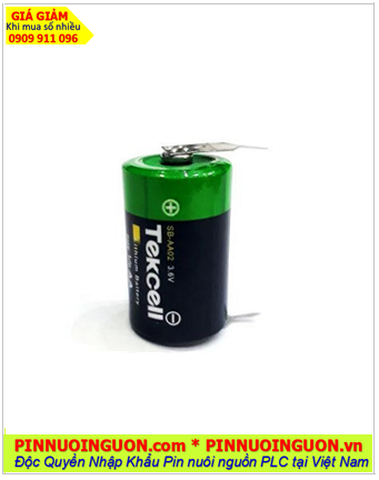 Tekcell SB-AA02; Pin nuôi nguồn Tekcell SB-AA02 lithium 3.6v 1/2AA 1200mAh /X.xứ Hàn Quốc